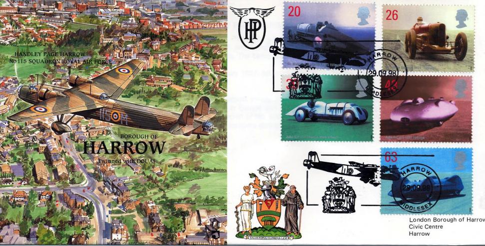 1998 (09) Speed - RAF (P&P) 13 Harrow Official
