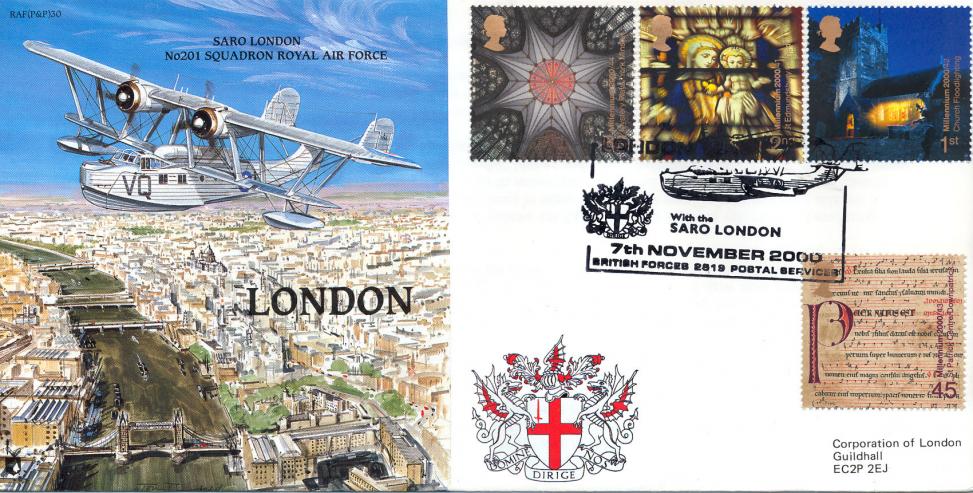 2000 (11) Spirit & Faith - RAF (P&P) 30 London Official