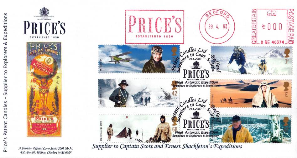 2003 (04) Extreme Endeavours - Sheridan 'Price's Candles' Official + Price's Meter Mark