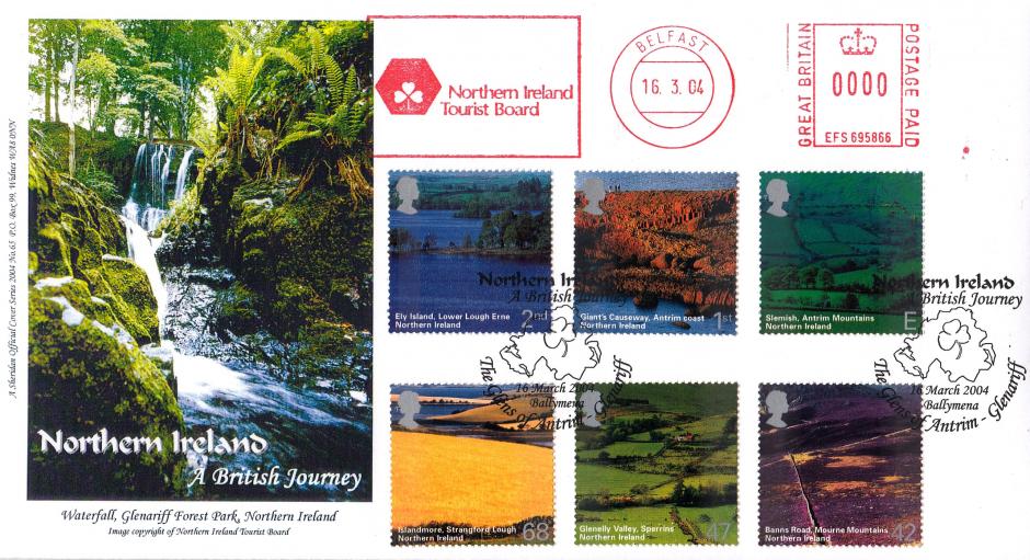 2004 (03) Northern Ireland - Sheridan 'The Glens of Antrim' Official + Northern Ireland Tourist Board Meter Mark