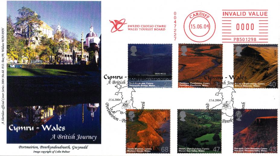 2004 (06) Wales - Sheridan Official + Wales Tourist Board Meter Mark