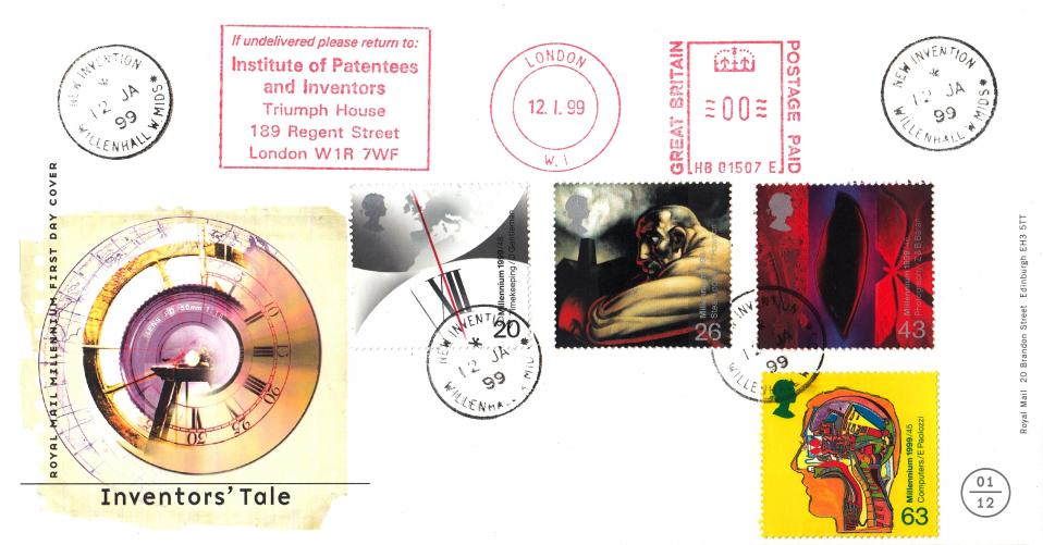 1999 (01) Inventors - RM - New Invention CDS + Institute of Patentees and Inventors Meter Mark