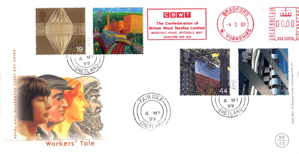 1999 (05) Workers - RM - Fair Isle CDS + The Confederation of British Wool Textiles Meter Mark