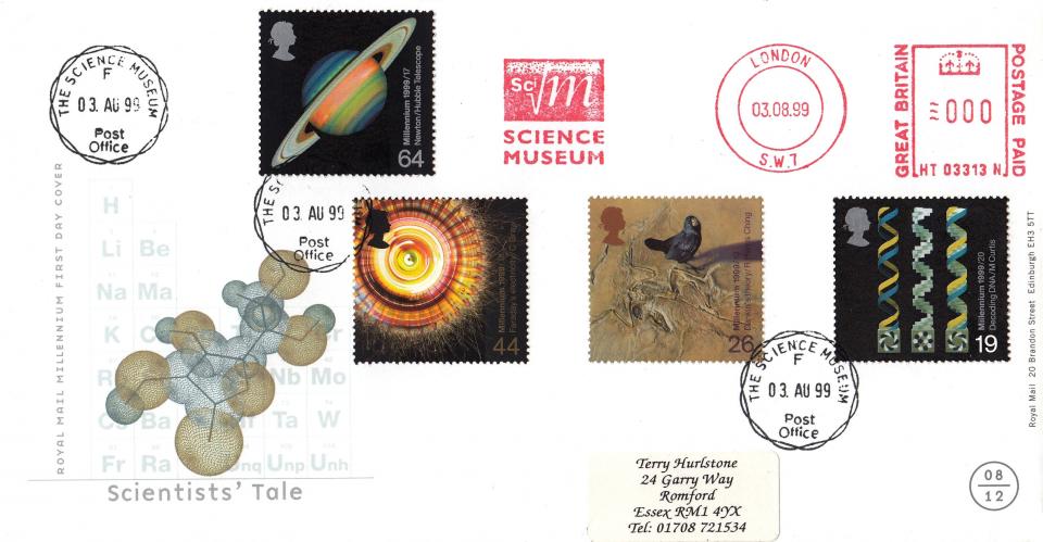 1999 (08) Scientists - RM - The Science Museum CDS + Science Museum Meter Mark