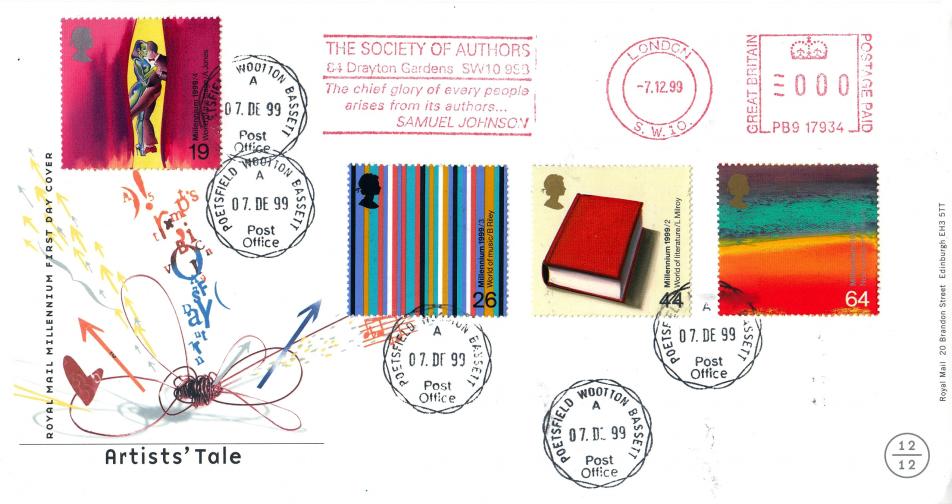 1999 (12) Artists - RM - Poetsfield CDS + The Society of Authors Meter Mark