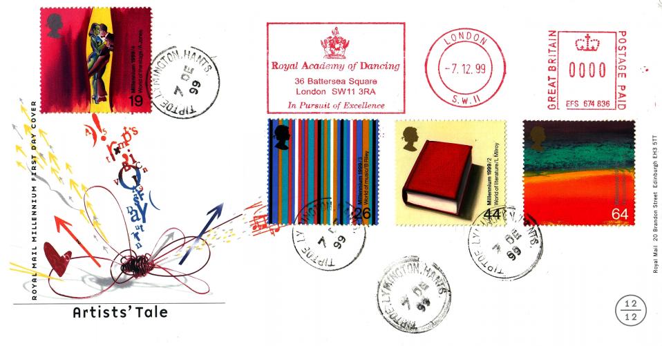 1999 (12) Artists - RM - Tiptoe CDS + Royal Academy of Dancing Meter Mark