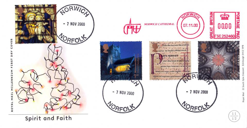 2000 (11) Spirit & Faith - RM - Norwich CDS + Norwich Cathedral Meter Mark