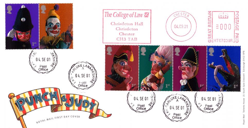 2001 (09) Puppets (Stamps) - RM - Law CDS + The College of Law Meter Mark