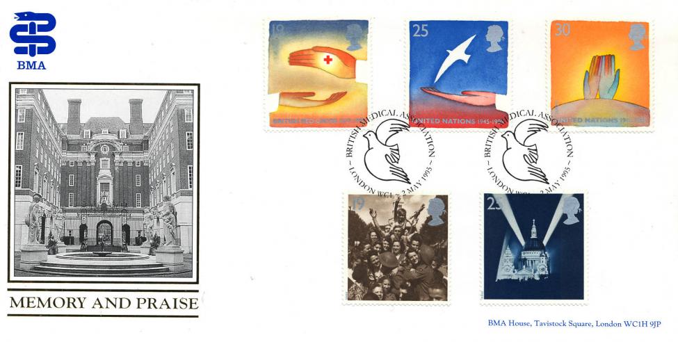 1995 (05) VE Day - Bradbury 'British Medical Association' Official