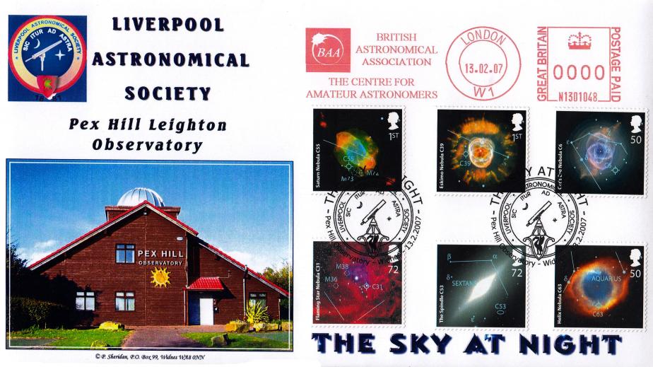 2007 (02) Sky At Night - Sheridan Official + BAA British Astronomical Association Meter Mark