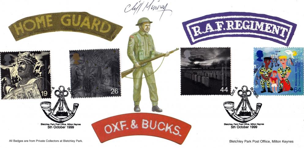 1999 (10) Soldiers - Bletchley Park Official - Signed by Cliff Minney