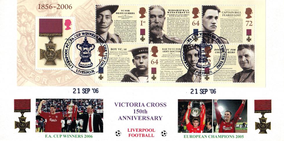 2006 (09) Victoria Cross (M/S) - Dawn 'Liverpool Football' Official