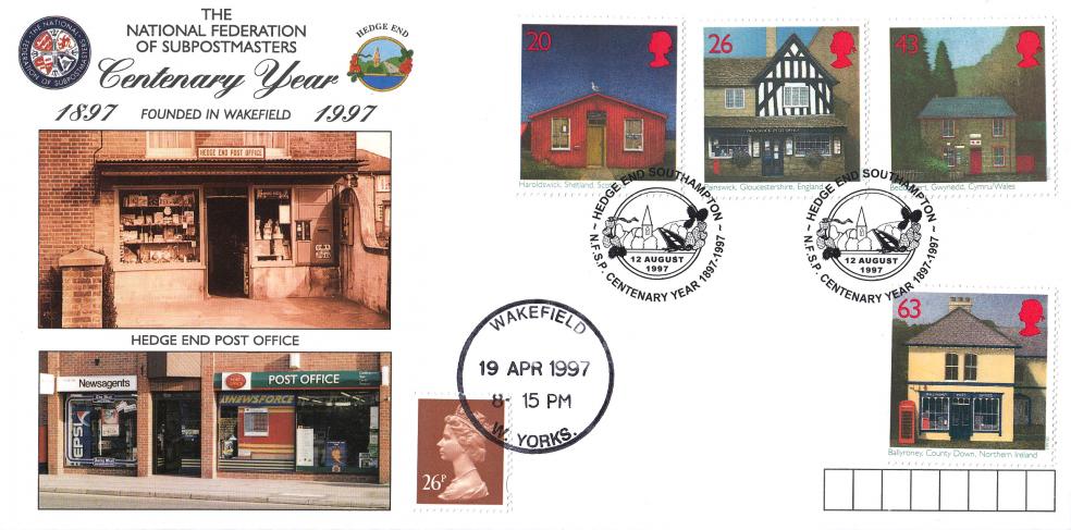 1997 (08) Sub Post Office's - Hedge End Post Ofice Official