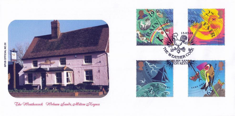 2001 (03) Weather (Stamps) - Brazier Pub Official