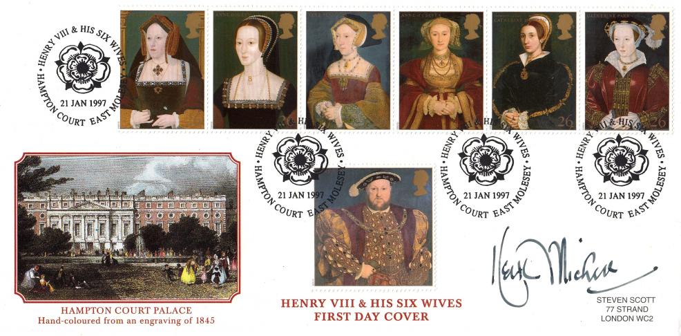 1997 (01) Tudor's - Scott 'Hampton Court' Official - Signed by the late Keith Michell
