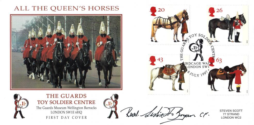 1997 (07) Queen's Horses - Scott 'Birdcage Walk' Official - Signed by the Revd Leslie Bryan