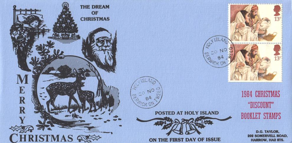 1984 (11) Christmas (Discount Booklet) - DGT 'Dream of Christmas' Cover - Holy Island CDS