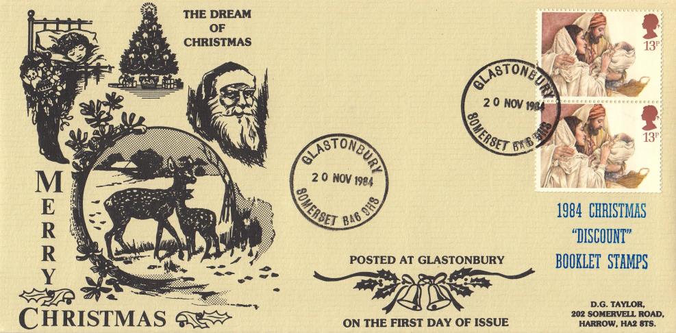 1984 (11) Christmas (Discount Booklet) - DGT 'Dream of Christmas' Cover - Glastonbury CDS