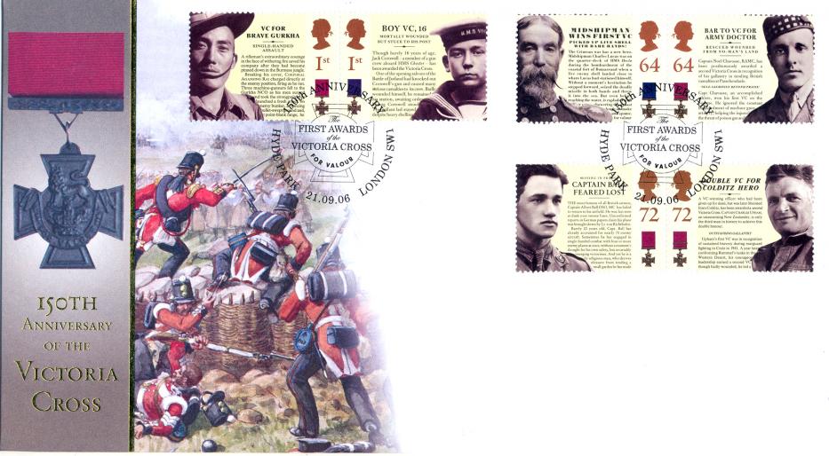 2006 (09) Victoria Cross (Stamps) - Internet/Buckingham 'Hyde Park Official