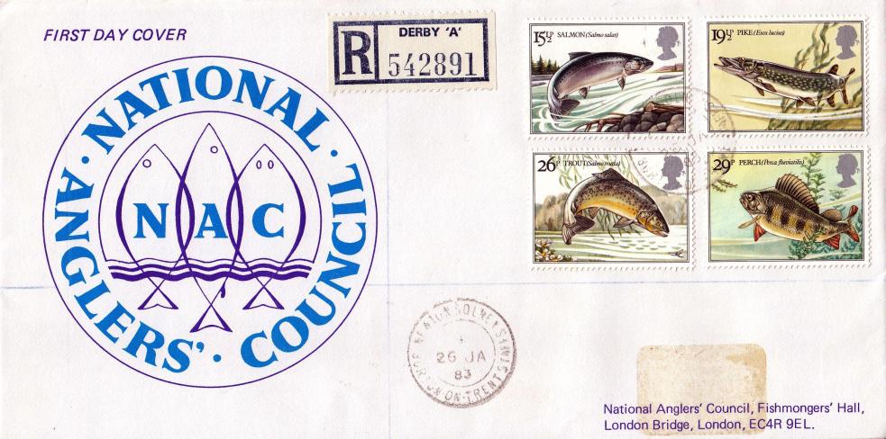 1983 (01) River Fish - National Anglers Council Official - Newton Solney CDS