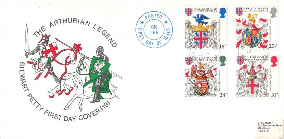 1984 (01) Heraldry - Stewart Petty Official - King Arthurs Way CDS