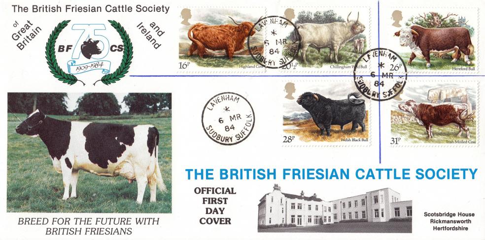 1984 (03) Cattle - DGT British Friesian Cattle Society Official - Lavenham CDS