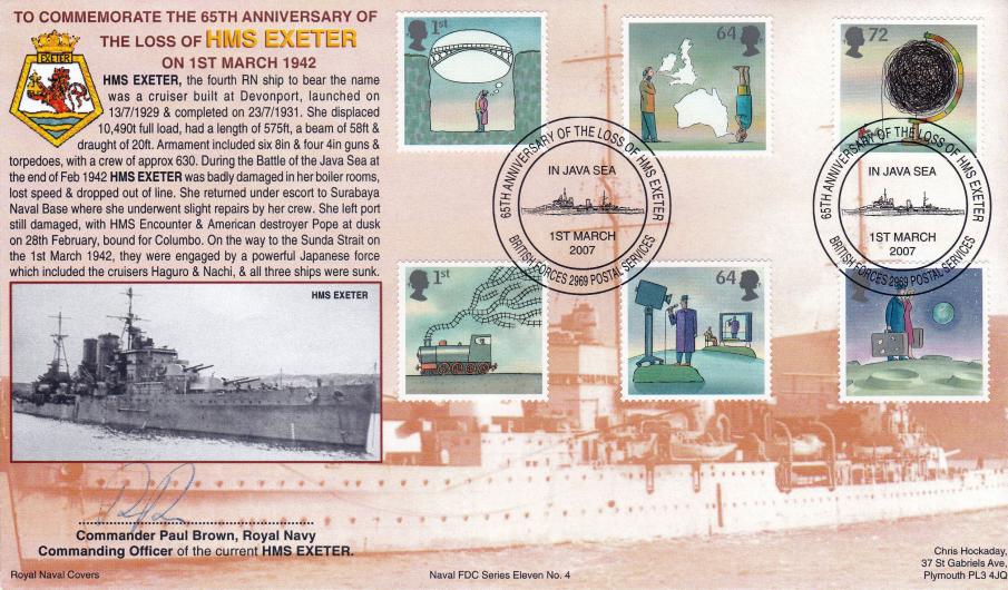 2007 (03) World of Invention (Stamps) - RNCG Official - Signed