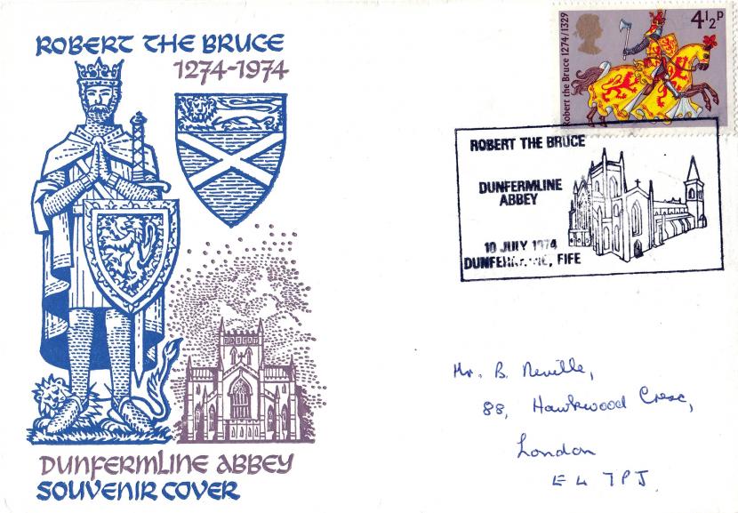 1974 (07) Great Britons - Dunfermline Abbey Official (s)