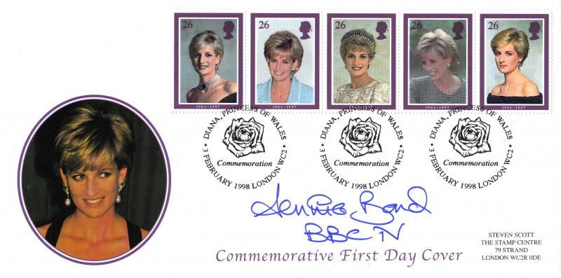 1998 (02) Princess Diana - Scott 'Commemoration' Official - Signed by Jennie Bond
