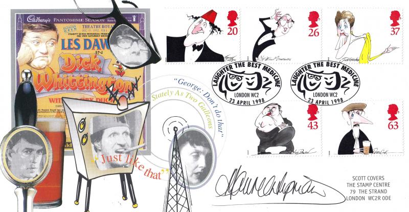 1998 (04) Comedians - Scott 'Laughter, WC2' Official - Signed by Maureen Lipman