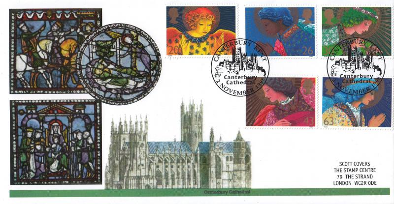 1998 (11) Christmas - Scott 'Canterbury Cathedral' Official