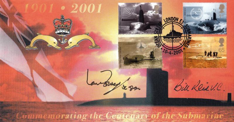 2001 (04) Submarines - Scott 'Ocean Street' Official (Red Version) - Double Signed by Ian Fraser VC & Bil Reid VC