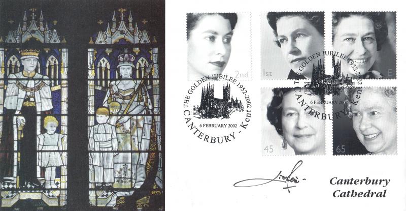 2002 (02) Golden Jubilee - Scott Canterbury Cathedral Official - Signed by the late Lord Lichfield