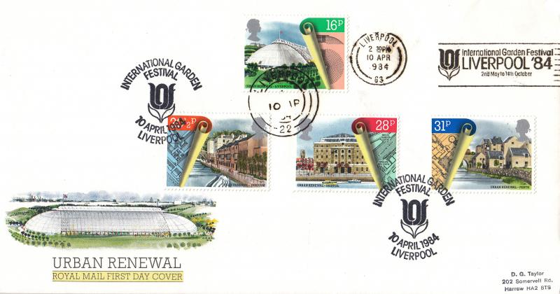 1984 (04) Urban Renewal - RM - International Garden Festival Liverpool 84 Slogan