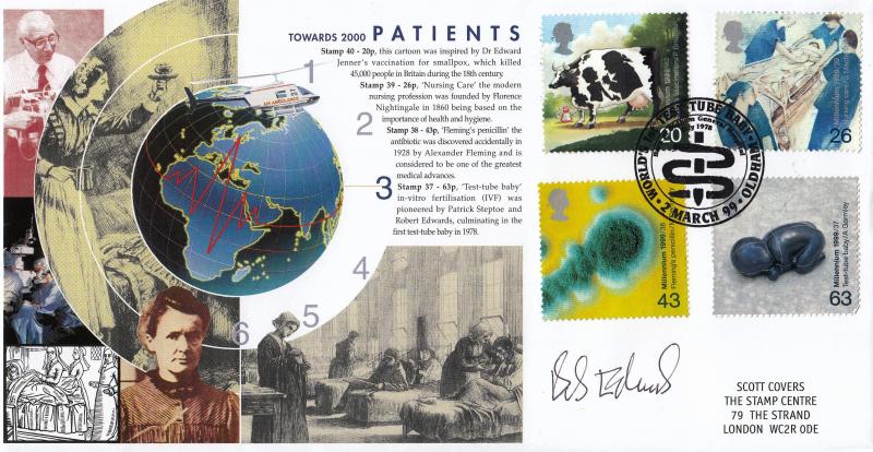 1999 (03) Patients - Scott Oldham Official - Signed by the late Sir Robert Edwards