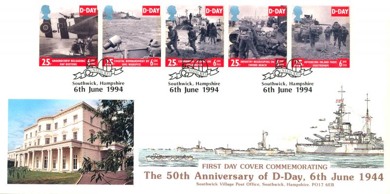 1994 (06) D-Day - Southwick Village Post Office Official