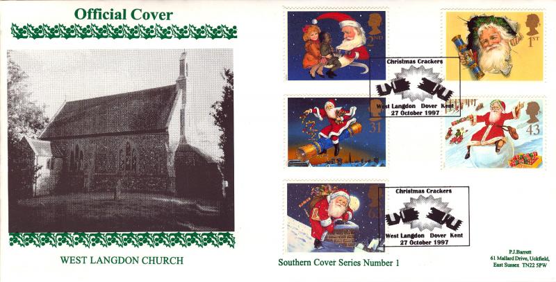 1997 (10) Christmas - Southern Cover Series, West Langdon Official