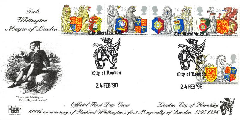 1998 (02) Queen's Beasts - Havering 'City of London Dragon' Official
