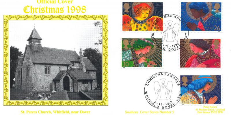 1998 (11) Christmas - Southern Cover Series 'Christmas Angels' Official