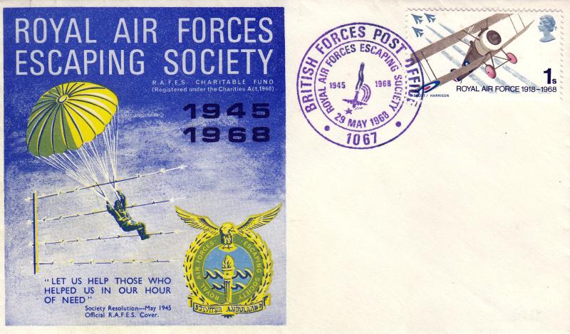 1968 (05) British Anniversaries - Royal Air Forces Escaping Society Official