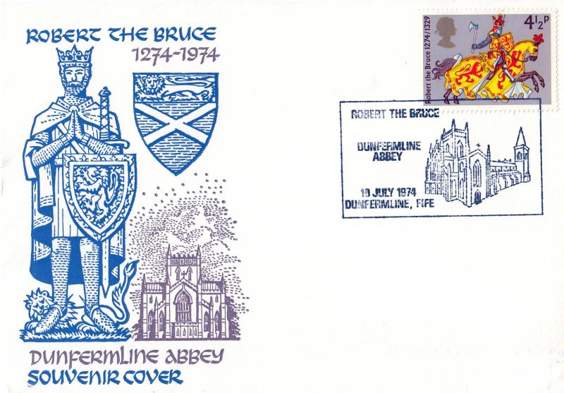 1974 (07) Great Britons - Dunfermline Abbey Official