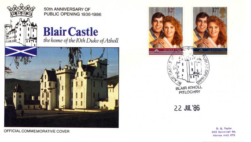 1986 (07) Wedding - Pilgrim 'Blair Castle' Official