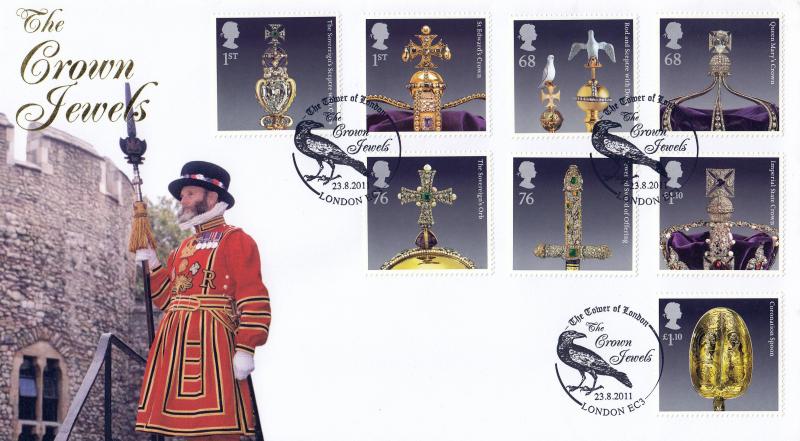 2011 (08) Crown Jewels - Buckingham/Internet Stamps Official