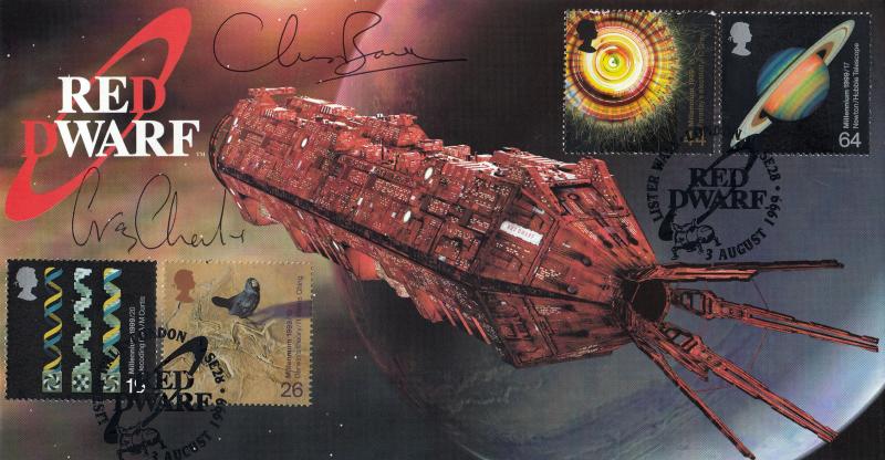 1999 (08) Scientists - Scott 'Red Dwarf' Official - With the FULL SET - Signed by Chris Barrie & Craig Charles