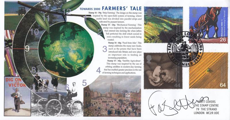 1999 (09) Farmers - Scott 'Farm Lane' Official - Signed Fraser Hines