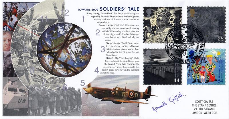 1999 (10) Soldiers - Scott 'Victory Way' Official - Signed by the late Kenneth Griffiths