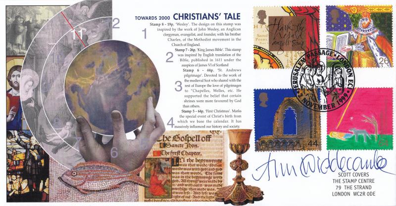 1999 (11) Christian's - Scott Jerusalem Passage' Official - Signed by Ann Widecombe