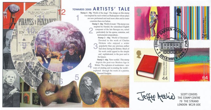 199 (12) Artists - Scott 'Covent Garden' Official - Signed by Jeffrey Archer