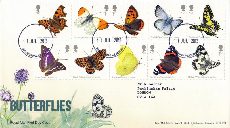 2013 (07) Butterflies - RM - Buckingham Palace CDS