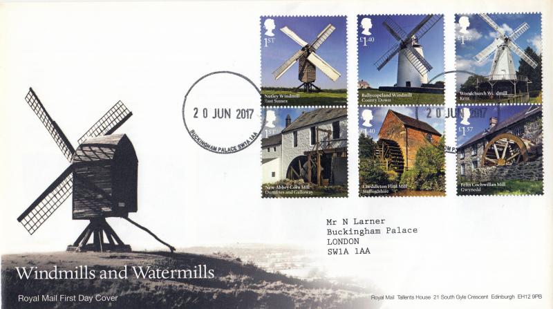 2017 (06) Windmills & Watermills - RM - Buckingham Palace CDS